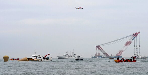 South Korean shipwreck Sewol ferry photo