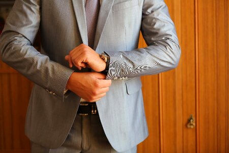 Suit businessman elegance photo
