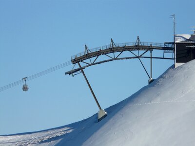 Skiing ski lift winter
