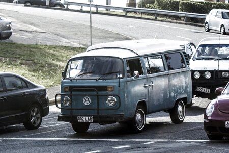 Automobile camper classic car photo