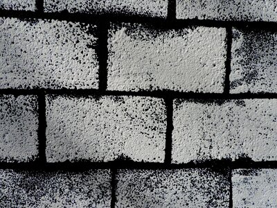 Black And White cube brick photo