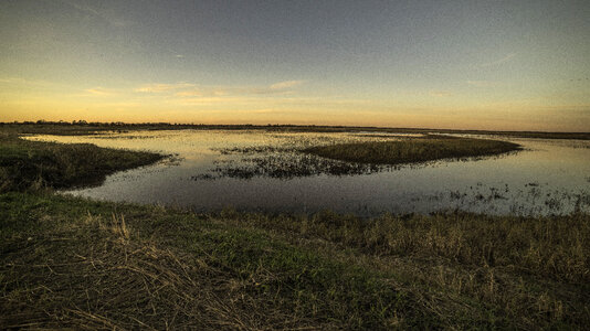 Dusk over the Marsh landscape at Crex Meadows