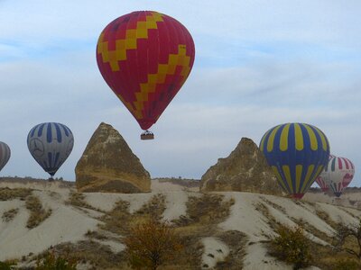 Hot air balloon flying drive