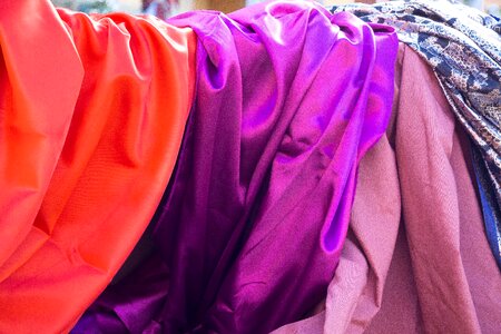 Orange violet pink