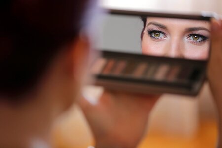 Young Woman lady eyes