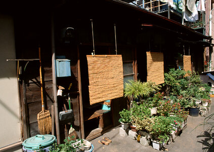 Beautiful old houses in Japan photo