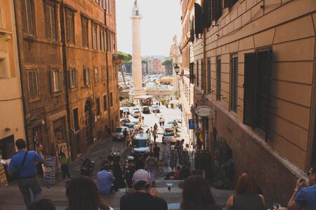 Busy Italian Street photo