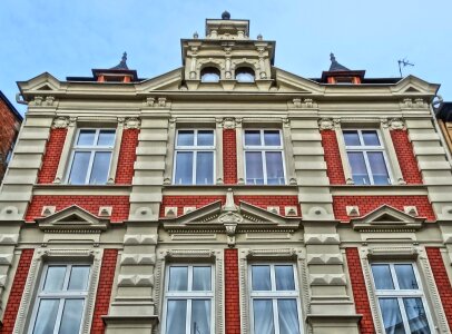 Architecture building windows photo