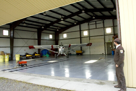 Kanuti National Wildlife Refuge aircraft hanger photo