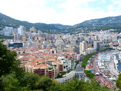 City view principality of monaco principality of photo