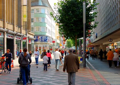 Animated gelsenkirchen town center photo