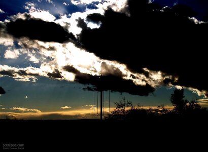 Clouds dark storm