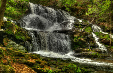 Garwin Falls scenery, New Hampshire photo