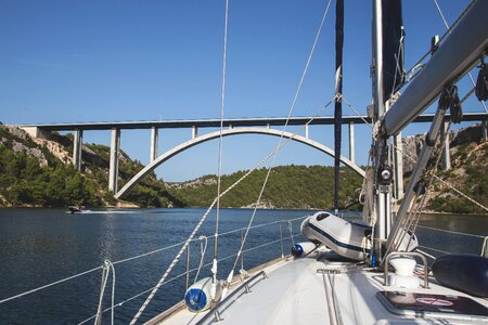 Sailboat croatia sea
