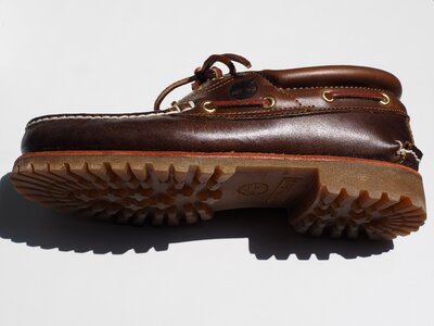 Leather sole timberland photo