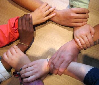 Circle hands group