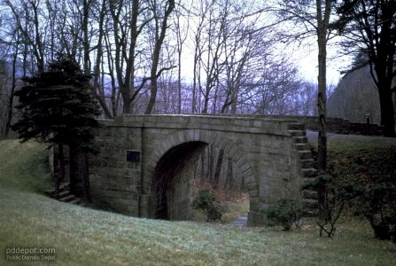 Ancient bridge stone photo