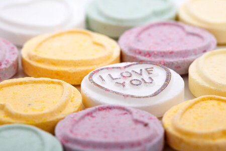 Valentine's Day Sugar Heart Candy photo