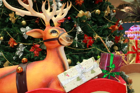 Reindeer Christmas Decorations Tree