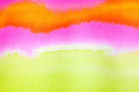 Painting technique soluble in water not opaque