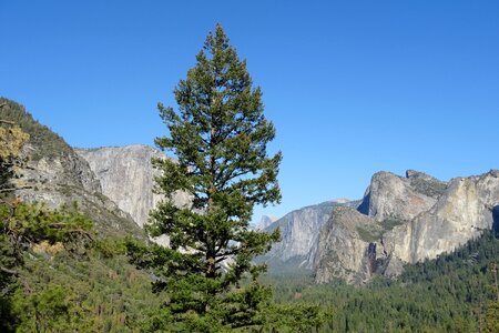 Yosemite national park rock formation photo