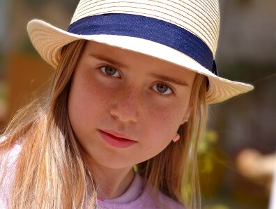Face view hat