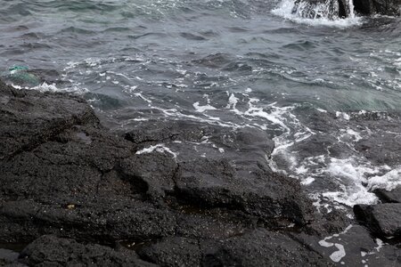 Waves blue jeju photo