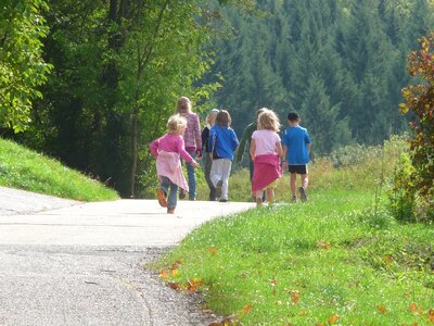 Hiking nature walk photo