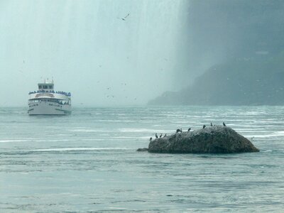 Waterfall border new york photo