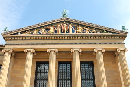 Columns architecture building