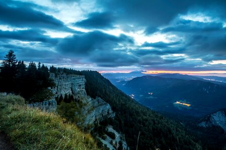 Canyon cliff cloud