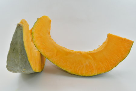 Delicious orange yellow pumpkin