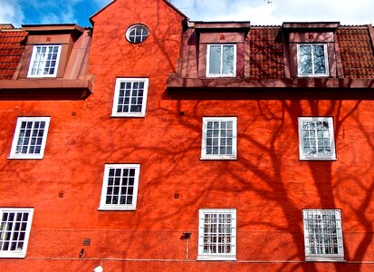 Facade gamla enskede stockholm photo