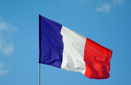 French flag france nation photo