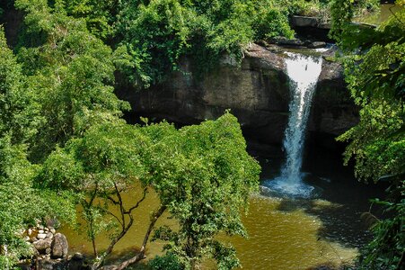 Waterfall khao yai thailand photo