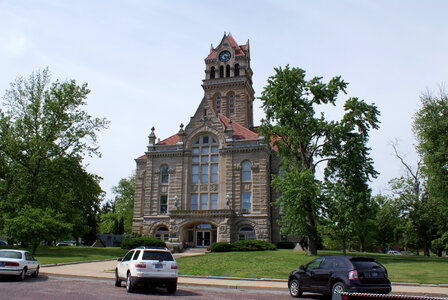 Starke County Courthouse in Knox, Indiana photo
