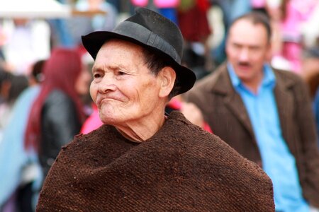 Grandfather peasant colombia