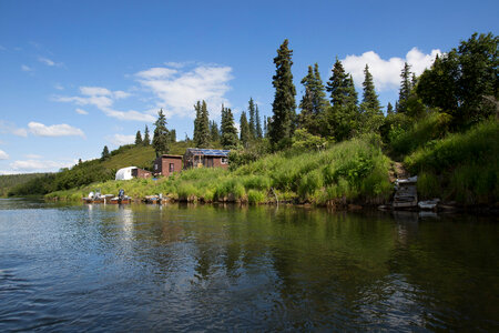 Andreafsky fish camp