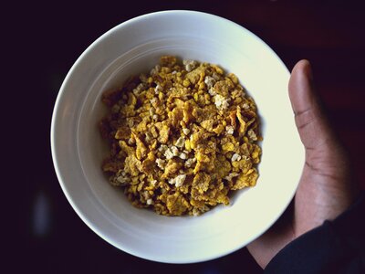 Beverage bowl breakfast