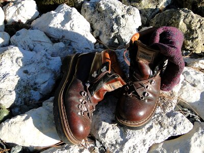 Mountains shoes wanderer