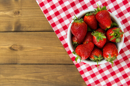 Bowl of Strawberries photo
