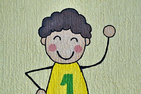 Childhood graffiti symbol