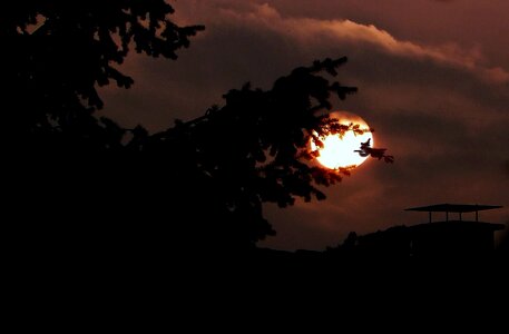 Full moon creepy night sky photo