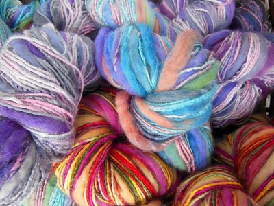 Knitting needlework soft