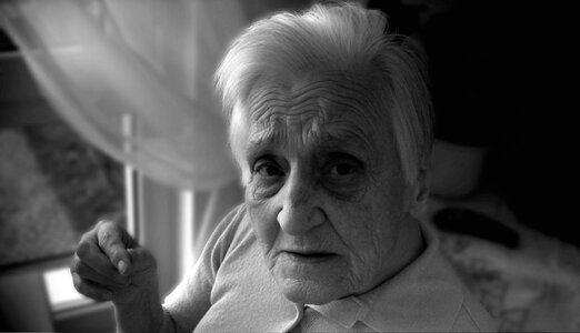 Old age alzheimer's photo