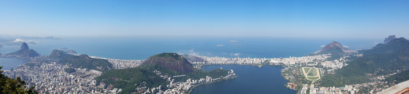 Aerial majestic panorama photo