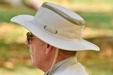Cowboy pensioner portrait photo