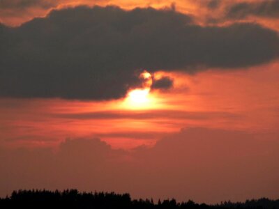 Red sunset 