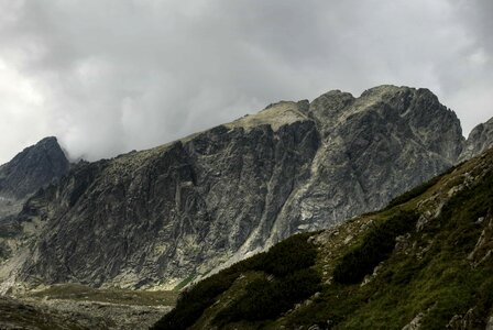 Cliff fog foggy photo