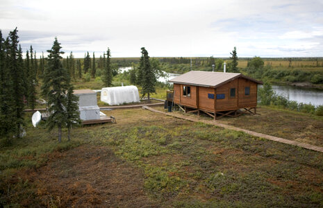 Cabin at Selawik National Wildlife Refuge photo